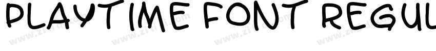 Playtime Font Regula字体转换